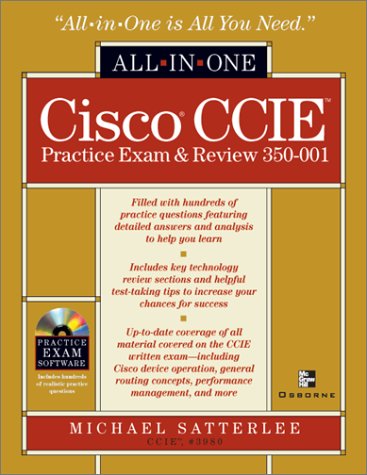 Book Cisco Ccie Practice Exam & Review 350-001 free