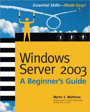 Book Windows Server 2003: A Beginner's Guide (Beginner's Guide) free