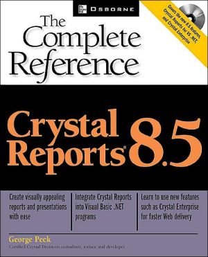 Book Crystal Reports 8.5: The Complete Reference free