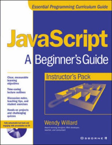 Book Instructor's Manual: Im Javascript: Beginner's Guide free
