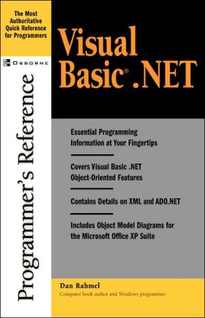 Book Visual Basic .NET (Programmer's Reference) free