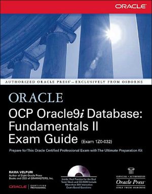 Book OCP Oracle9i Database: Fundamentals II Exam Guide free