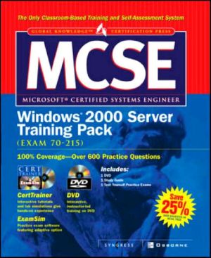 Book MCSE Windows 2000 Server Training Pack : Exam 70-215 free