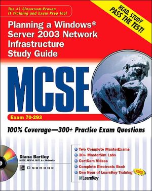 Book MCSE Planning a Windows Server 2003 Network Infrastructure Study Guide (Exam 70-293) free
