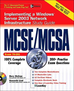 Book MCSE/MCSA Implementing a Windows Server 2003 Network Infrastructure Study Guide (Exam 70-291) free