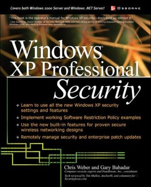 Book Windows(R) XP Professional Security free