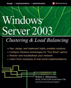 Book Windows Server 2003 Clustering & Load Balancing free