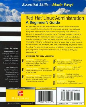 Book Red Hat Linux Administration: A Beginner's Guide (Beginner's Guide) free