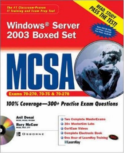 Book Mcsa Windows Server 2003 Boxed Set (exams 70-290, 70-291, & 70-270) free