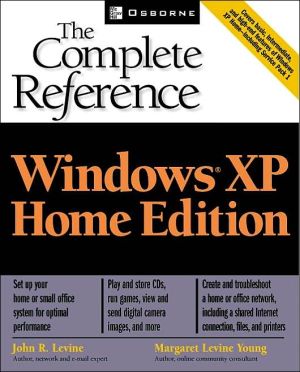 Book Windows(R) XP Home Edition: The Complete Reference free