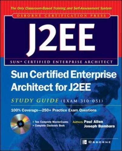 Book Sun Certified Enterprise Architect for J2EE Study Guide (Exam 310-051) free
