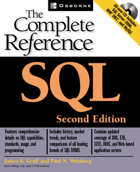 Book SQL: The Complete Reference, Second Edition free