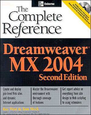 Book Dreamweaver MX 2004: The Complete Reference, Second Edition (Osborne Complete Reference Series) free