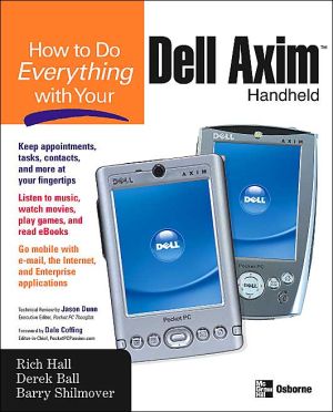 Book How to Do Everything with Your Dell Axim Handheld (How to Do Everything) free