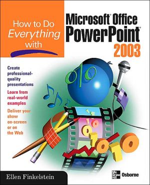 Book How to Do Everything with Microsoft Office PowerPoint 2003 (How to Do Everything) free