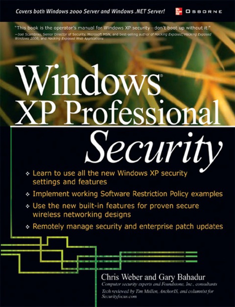 Book Windows(R) XP Professional Security (CLS.EDUCATION) free