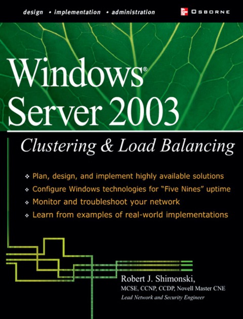 Book Windows Server 2003 Clustering & Load Balancing (Osborne Networking) free