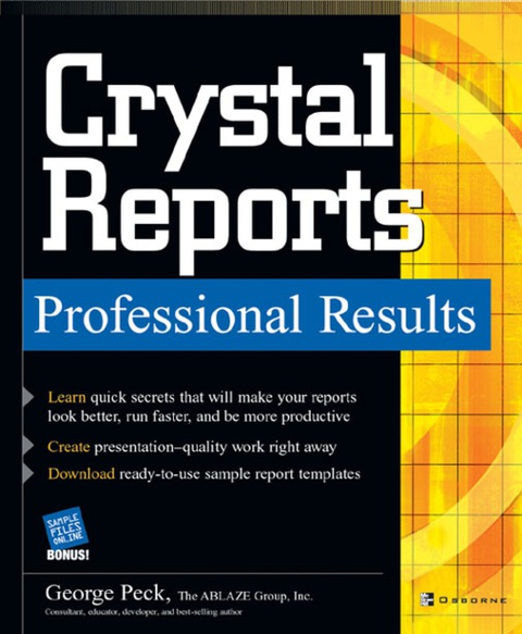Book Crystal Reports Professional Results free