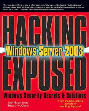 Book Windows Server 2003 (Hacking Exposed) free