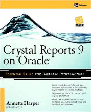 Book Crystal Reports 9 on Oracle free