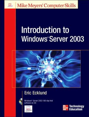 Book Introduction to Windows® Server 2003 free