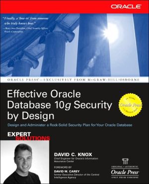 Book Effective Oracle Database 10g Security by Design free
