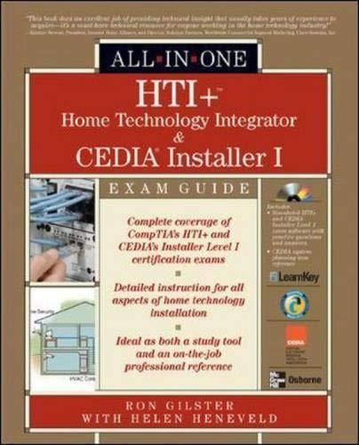 Book HTI+ Home Technology Integration All-in-One Exam Guide (All-in-One) free