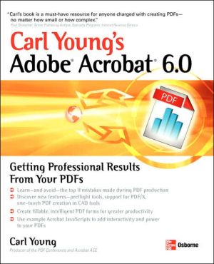 Book Adobe Acrobat 6.0: Getting Professional Results from Your PDFs free