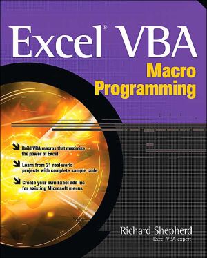 Book Excel VBA Macro Programming free