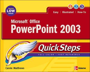 Book Microsoft Office PowerPoint 2003 QuickSteps free