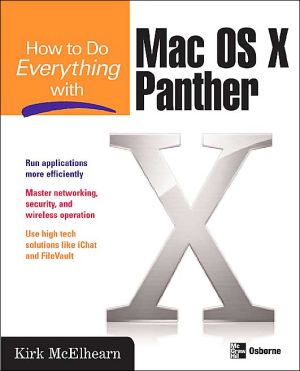 Book How to Do Everything with Mac OS X Panther free