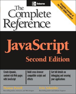 Book JavaScript: The Complete Reference, Second Edition free