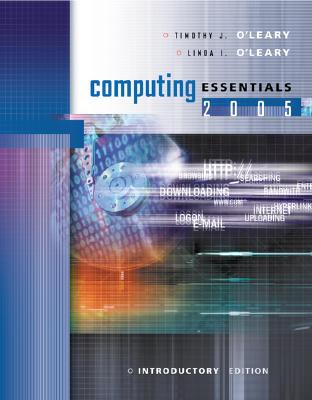 Book Computing Essentials 2005 Intro Edition w/ Student CD free