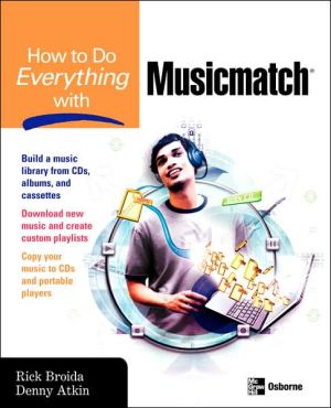 Book How to Do Everything with Musicmatch free