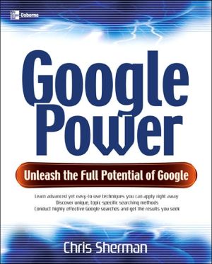 Book Google Power: Unleash the Full Potential of Google free