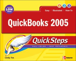 Book QuickBooks 2005 QuickSteps free