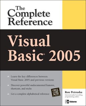 Book Visual Basic 2005: The Complete Reference (Complete Reference Series) free