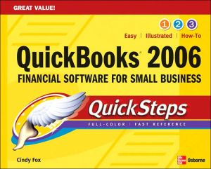 Book QuickBooks 2006 QuickSteps free
