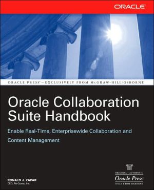 Book Oracle Collaboration Suite Handbook (Oracle Press) free