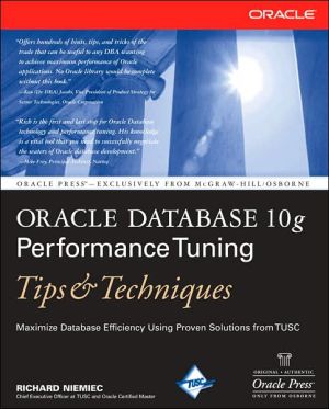 Book Oracle Database 10g Performance Tuning Tips & Techniques (Oracle Press) free