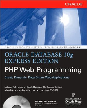Book Oracle Database 10g Express Edition PHP Web Programming (Oracle Press) free