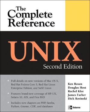 Book UNIX: The Complete Reference, Second Edition (Complete Reference Series) free