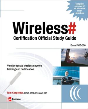 Book Wireless# Certification Official Study Guide (Exam PW0-050) free