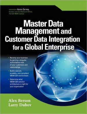 Book Master Data Management and Customer Data Integration for a Global Enterprise free