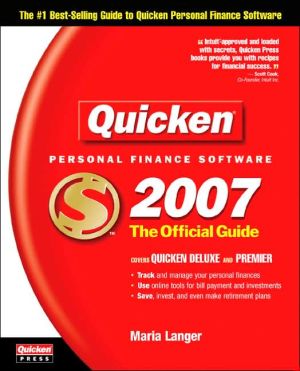 Book Quicken 2007: The Official Guide free