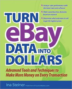 Book Turn eBay Data into Dollars free