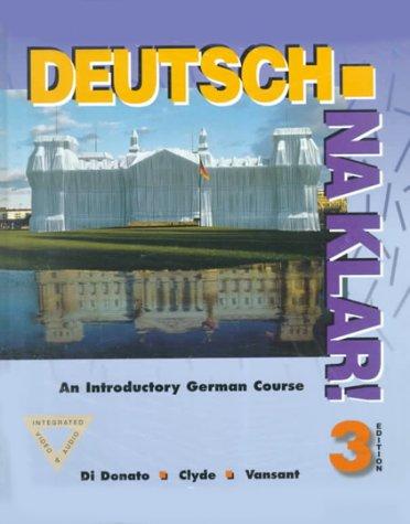 Book Deutsch, Na Klar: An Introductory German Course, Third Edition free