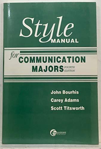 Book Style manual for communication majors free