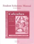 Book Student Solutions Manual to Accompany Calculus for Business, Economics, and the Social and Life Sciences free