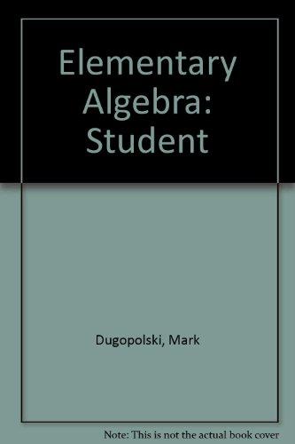 Book Elementary Algebra free